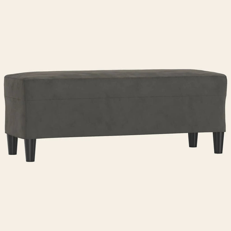 Banc de lit en velours, Grand-Cerf