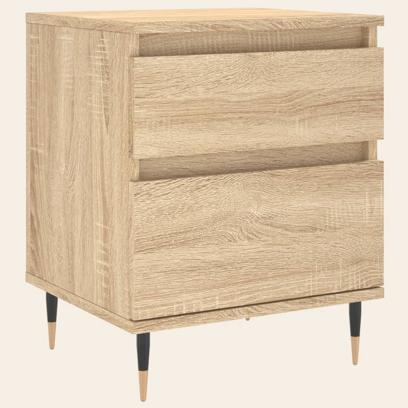 Table de chevet en bois, Minuit