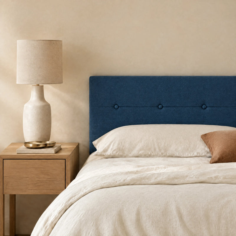 Tête de lit en tissu à poser, Marais