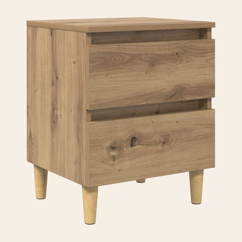 Table de chevet en bois, Aurore