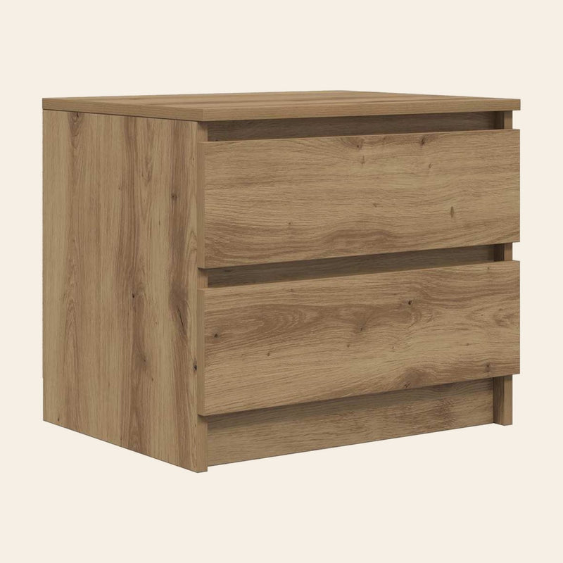 Table de chevet en bois, Crépuscule