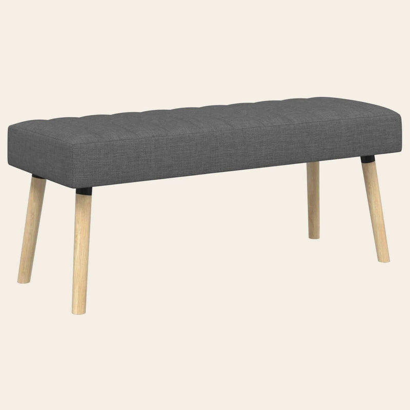 Banc de lit capitonné en tissu, Colbert