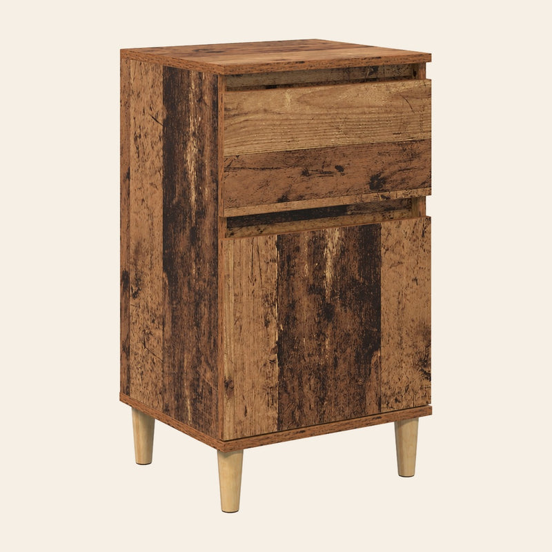 Table de chevet en bois, Nocturne
