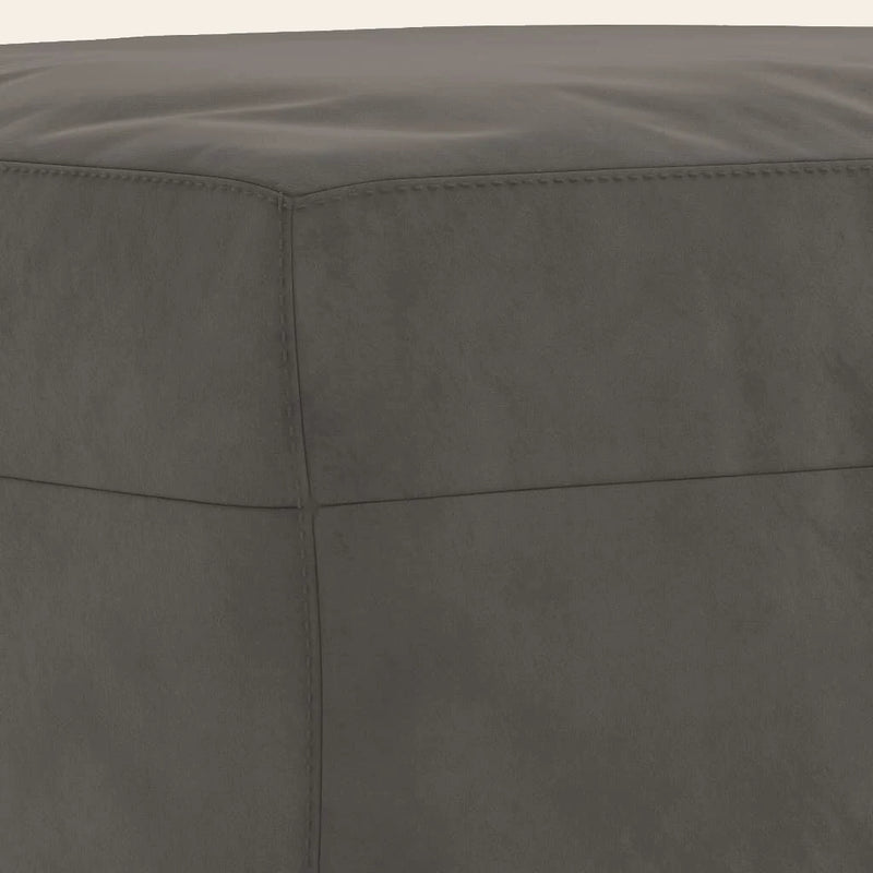 Banc de lit en velours, Grand-Cerf