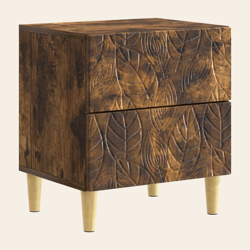 Table de chevet en bois, Songe