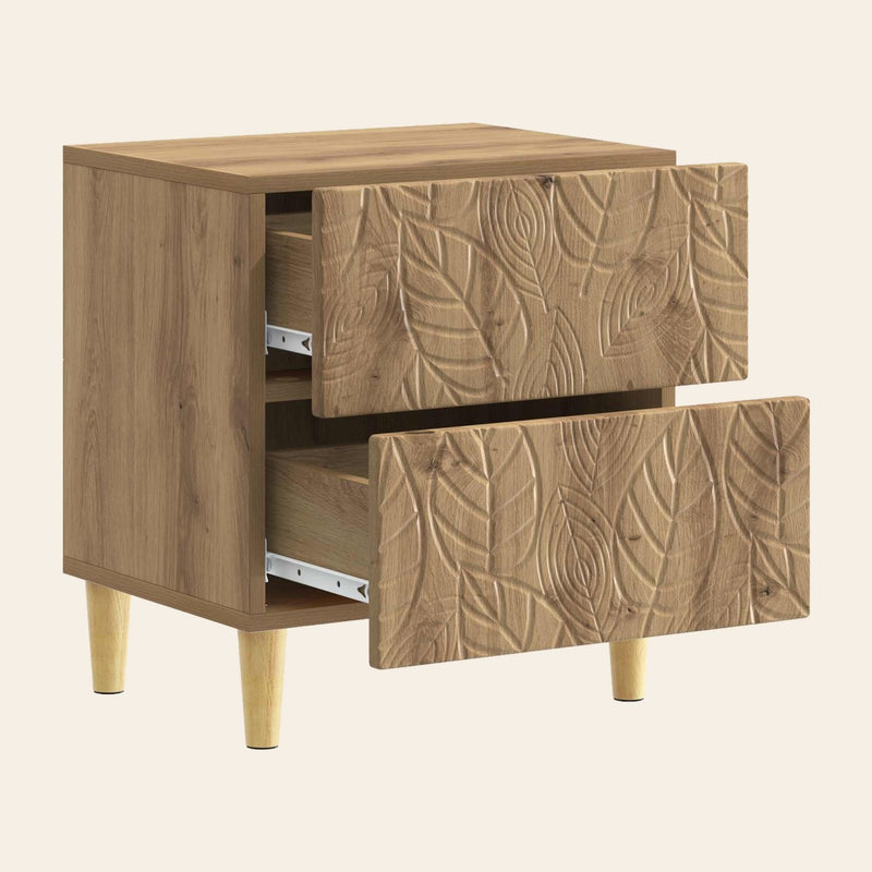 Table de chevet en bois, Songe