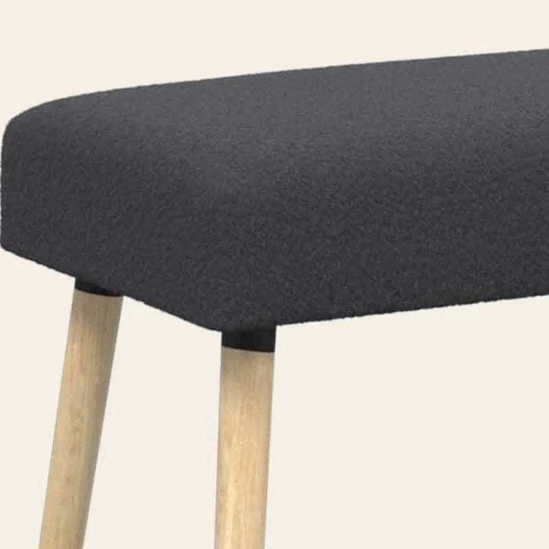 Banc de lit en tissu bouclé, Véro-Dodat