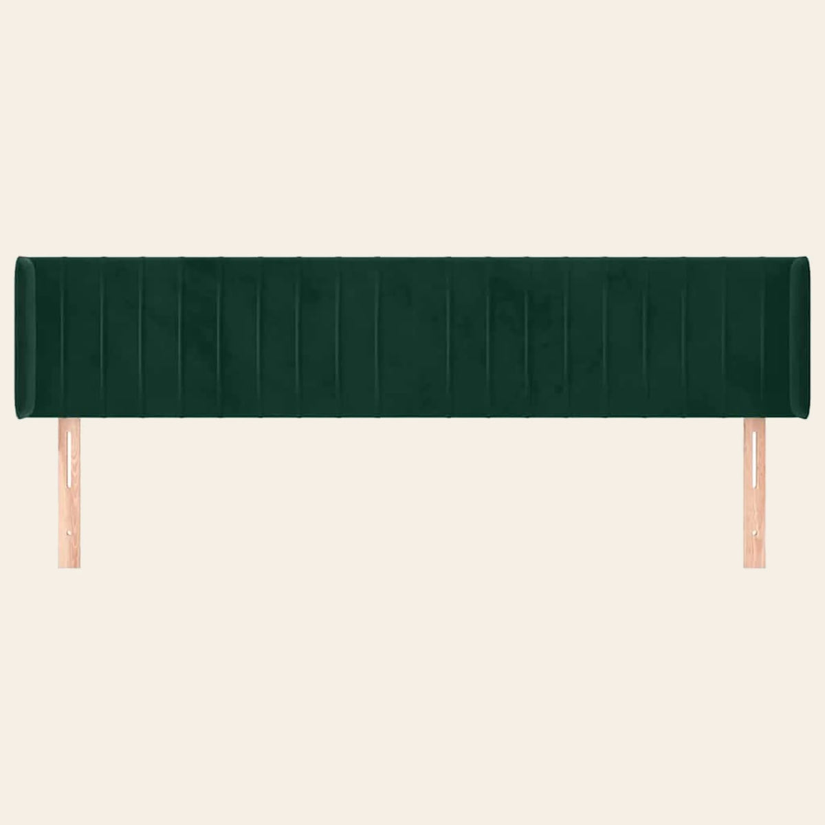 Tête de lit Varenne vert sapin, autre vue