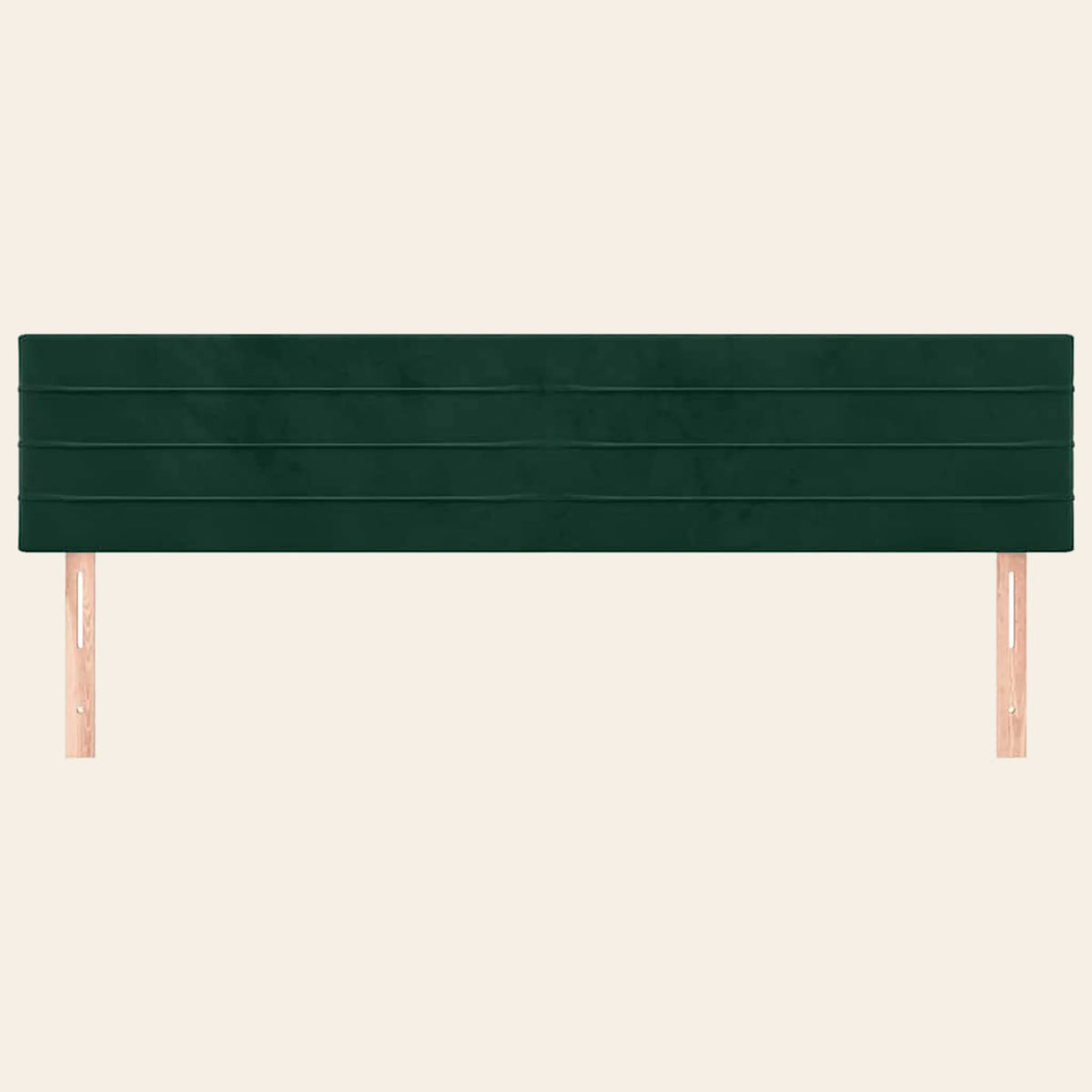 Tête de lit Vivienne vert sapin, autre vue