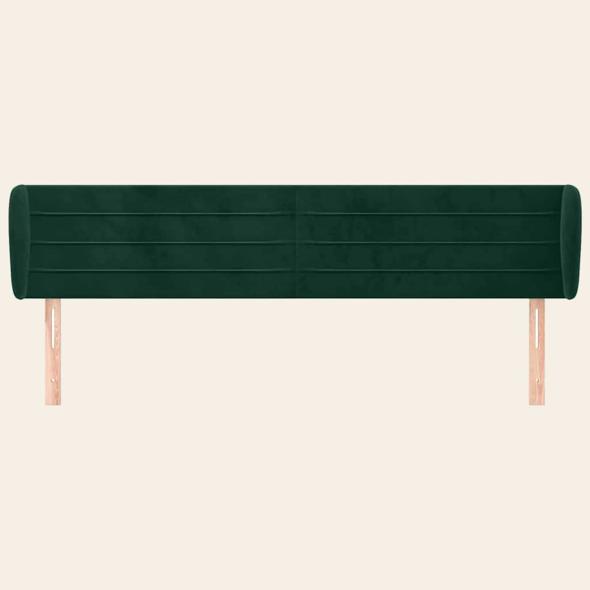 Tête de lit Chaillot vert sapin, autre vue