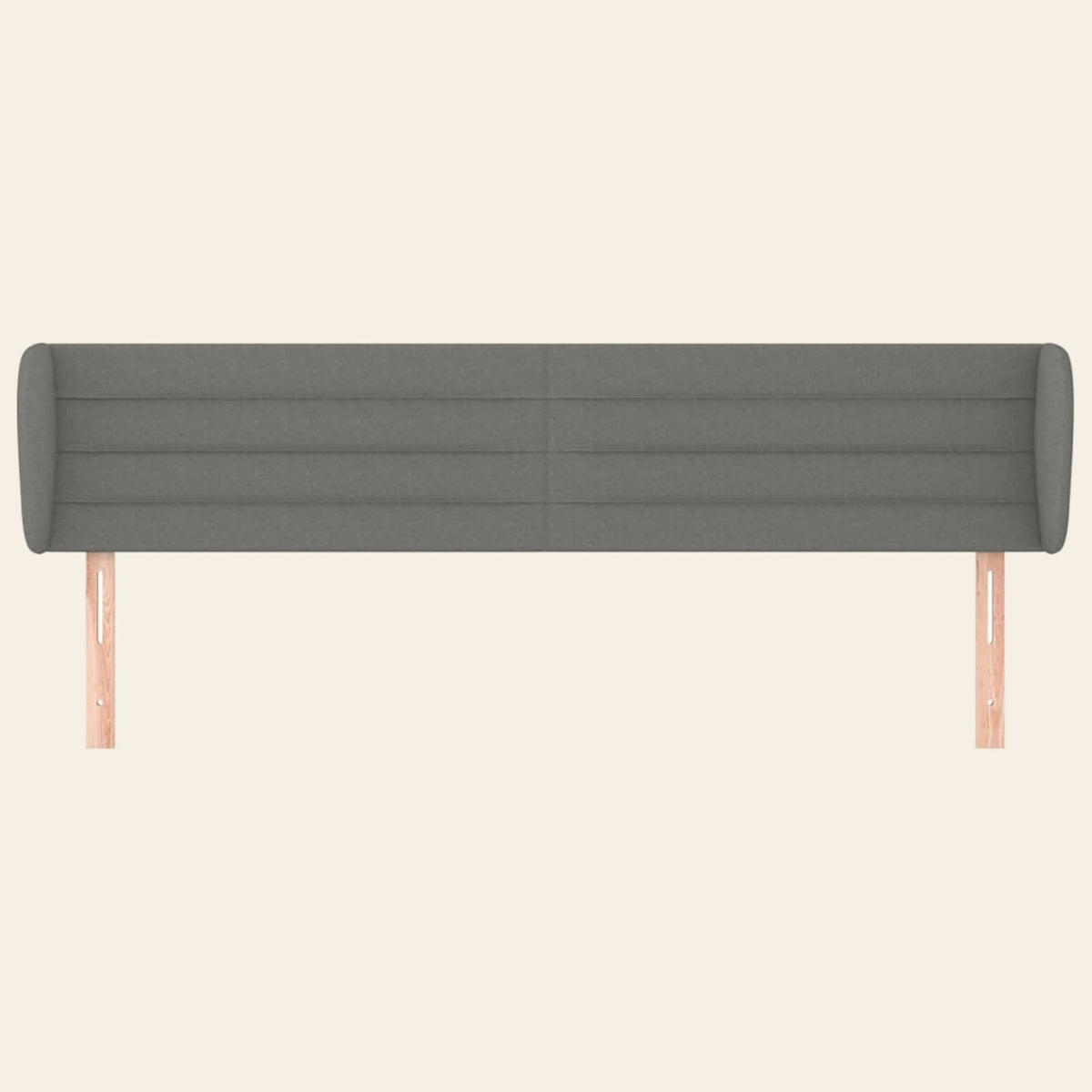 Tête de lit Bagatelle gris anthracite, autre vue