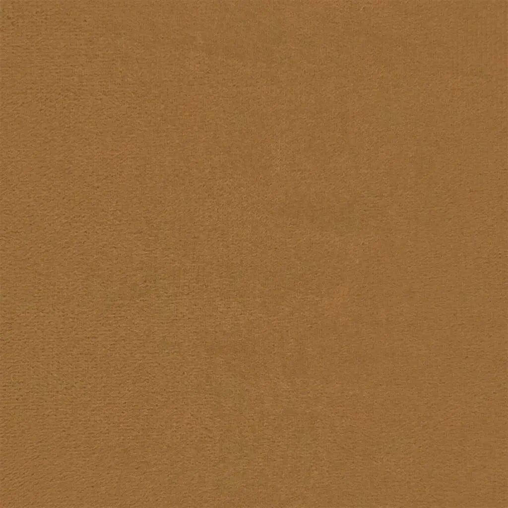 Gros plan sur le velours chocolat du banc de lit Grand-Cerf