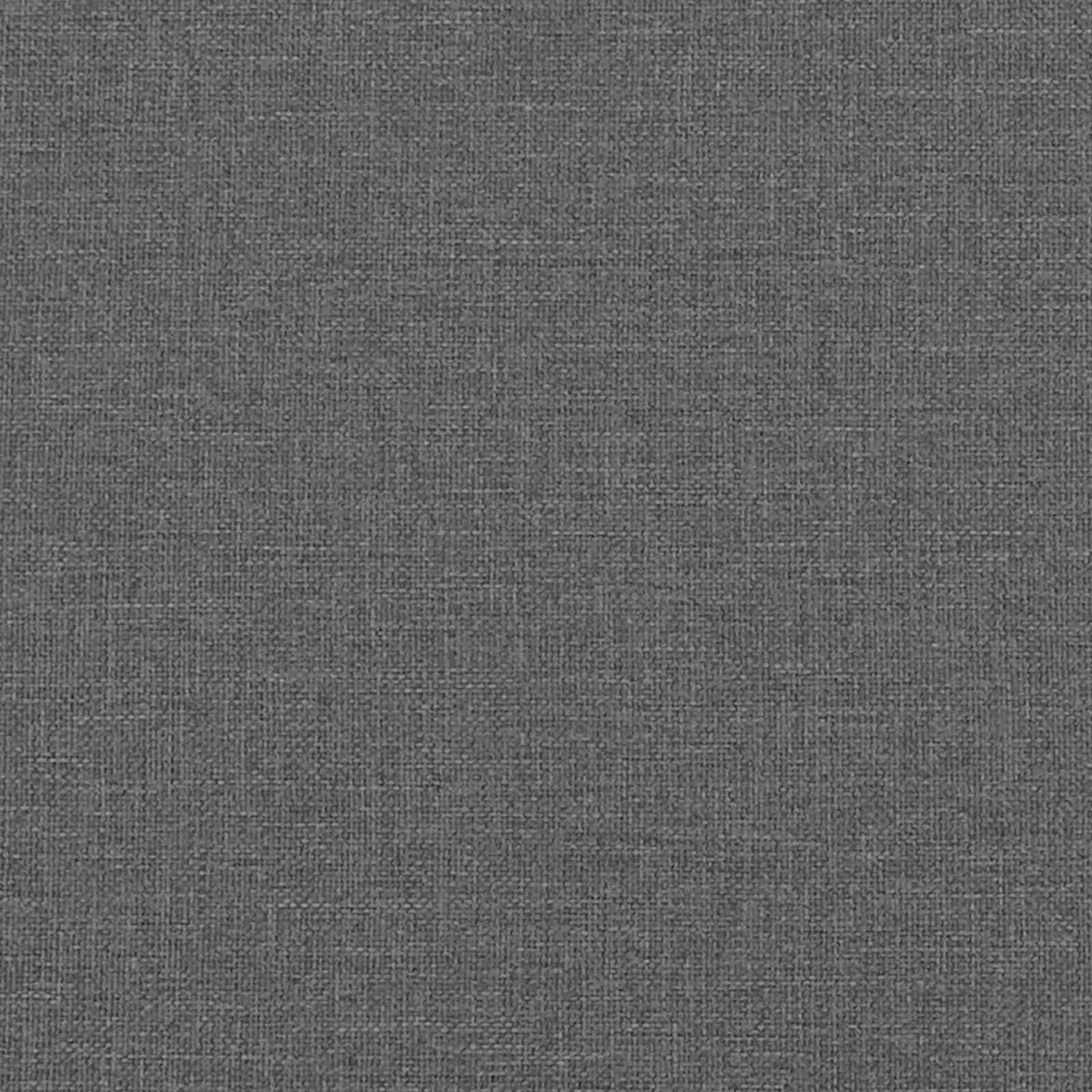 Gros plan sur le tissu gris anthracite du banc de lit Colbert