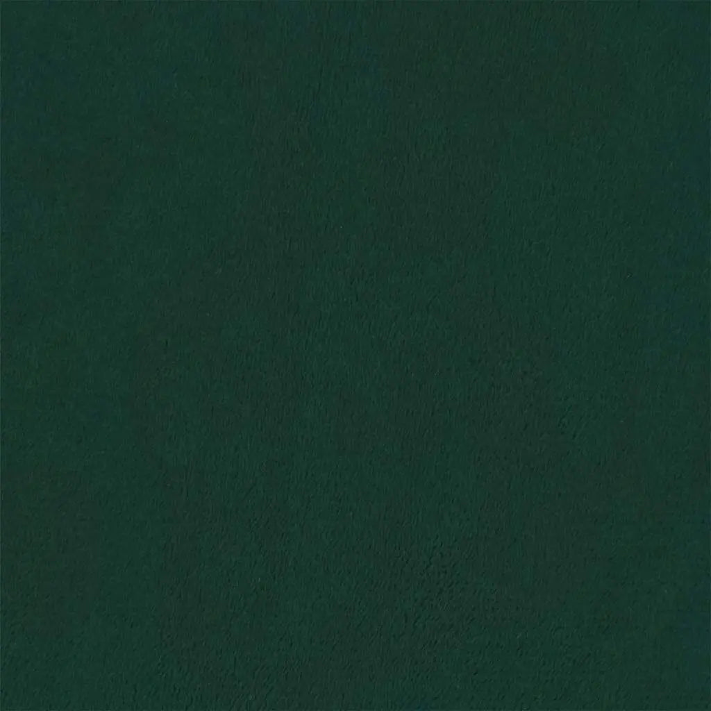 Gros plan sur le velours vert sapin du banc de lit Grand-Cerf