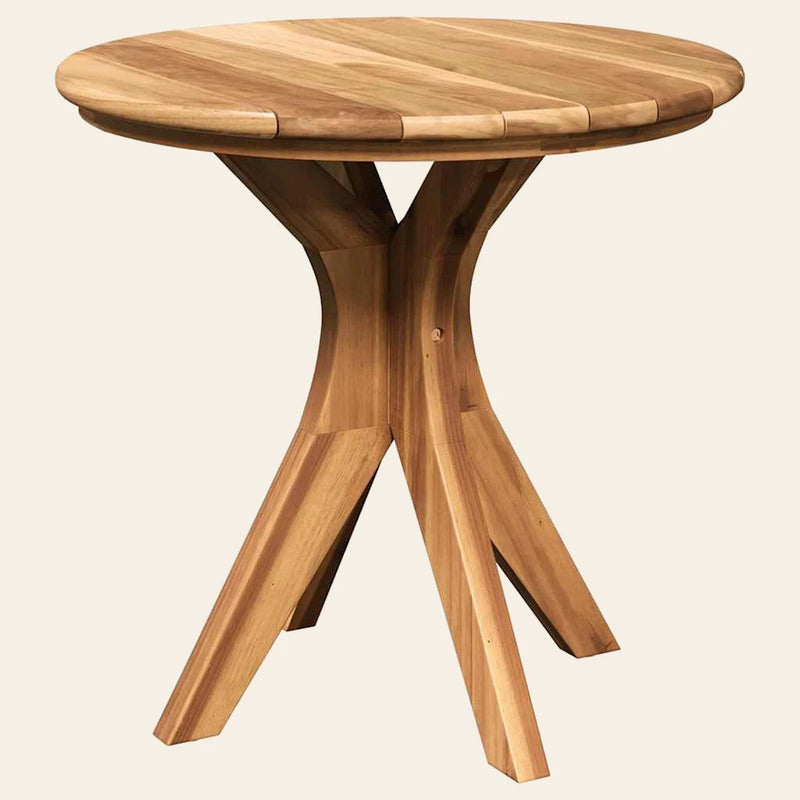 Table d'appoint en teck massif, Solstice