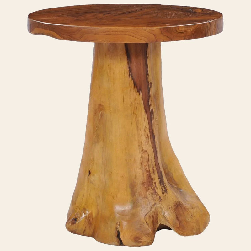 Table basse en teck massif, Rosée